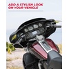 image:imageKEMIMOTO Spear Blade Mirrors Motorcycle Rear View Mirrors 1 Pair for Touring Street Glide Electra Glide Sportster Softail Dyna ChromeChrome
