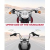 image:imageKEMIMOTO Spear Blade Mirrors Motorcycle Rear View Mirrors 1 Pair for Touring Street Glide Electra Glide Sportster Softail Dyna ChromeChrome