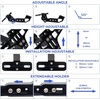 image:imageKEMIMOTO Universal Motorcycle License Plate Bracket with 4PCS Turn Signals Light