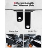 image:imageKEMIMOTO Upgraded Motorcycle Handguards Larger 1 Pair Coffin Cut Hand Shields Motorcycle Hand Guards Compatible with 20122022 2024 2025 Softail Dyna Cruiser FL with Cable Clutch