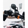 image:imageKEMIMOTO Upgraded Motorcycle Handguards Larger 1 Pair Coffin Cut Hand Shields Motorcycle Hand Guards Compatible with 20122022 2024 2025 Softail Dyna Cruiser FL with Cable Clutch