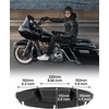 image:imageKEMIMOTO Windshield Bag Batwing Fairing Pouch for 20142024 Touring Street Glide Electra Glide FLHX FLH 3 Pouch Pocket Black F180100701BK