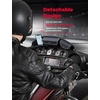 image:imageKEMIMOTO Windshield Bag Batwing Fairing Pouch for 20142024 Touring Street Glide Electra Glide FLHX FLH 3 Pouch Pocket Black F180100701BK