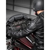 image:imageKEMIMOTO Windshield Bag Batwing Fairing Pouch for 20142024 Touring Street Glide Electra Glide FLHX FLH 3 Pouch Pocket Black F180100701BK