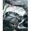 image:imageKEMIMOTO Winter Motorcycle Gloves for Men Women Cold Weather Waterproof Warm ATV Riding Carbon Fiber Hard Knuckle Touch Screen Windproof Gauntlet Gloves AntiSlip Red M
