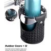 image:imageUpgrade KEMIMOTO Motorcycle Handlebar Cup Holders Motorcycle Leather Drink Holder with 360Swivel Ball Mount for 78 1 1 14 Handlebars Compatible with Dyna Softail Touring Vulcan Vstar Scooter