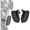 image:imageISSYAUTO Passenger Floorboards with Mount Bracket Kits for Road Glide Street Glide Road King Electra Glide 19932023 Black Footboards