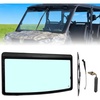 image:imageKEMIMOTO Glass Windshield with Manual Wipers Scratch Resistant Compatible with CFMOTO UFORCE 1000 201920261000 XL 20222026 DOT Approved UTV Front Windshield Accessories