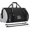 image:imageKEMIMOTO Motorcycle Dry Bag 80L 500D PVC Waterproof Duffel Bag Motorcycle Luggage Bag Travel Bag Back Seat Rack Trunk Bag for Motorcycle Trip Camping Rainproof Grey F111604801GY