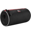 image:imageKEMIMOTO Motorcycle Handlebar Bag Small Bag with Shoulder Strap Waterproof Motorcycle Barrel Bag Storage Bag Compatible with Ruckus Bike Adventure UTV Scooter 01901BK