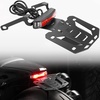 image:imageKEMIMOTO Motorcycle License Plate Bracket with LED Signal Light Compatible with Sportster S RH1250 2021 2022 2023 2024 2025 Fender Eliminator Kit Motorcycle License Plate Holder Mount Tidy Tail