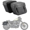 image:imageKEMIMOTO Motorcycle Saddlebags with Tail lights Moving Backwards 32L Leather Saddle Bags Motorcycles Compatible with Sportster 883