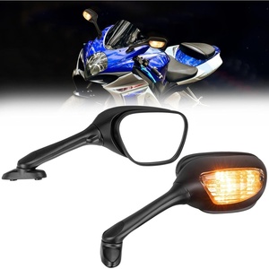 image:imageIssyzone Motorcycle Mirrors Rearview Side Integrated Turn Signal Mirror Compatible with 20062015 GSXR 600 750 Mirrors GSXR1000 K5 K6 K7 K8 K9 20052008 sv650 sv650s 20032008 sv1000s sv1000 20032007