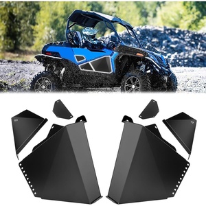 image:imageKEMIMOTO Aluminum Lower Doors Compatible with CFMOTO ZForce 800 Black Powder Coated Lower Half Door Panels Insert Compatible with 20152020 CFMOTO ZForce 800 TrailEX  20182019 ZForce 1000