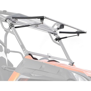 image:imageKEMIMOTO Flip Up Windshield Compatible with CFMOTO ZForce 800  800ex  800 trail 500 trail 20162022 2IN1 Folding Window Fully UVProof OneHand Operation Front Full Windshield