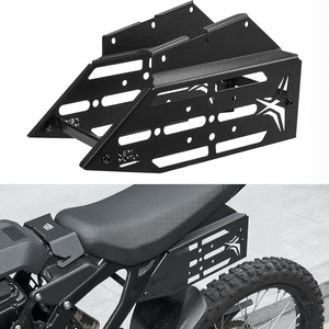 image:imageKEMIMOTO Motorcycle Side Racks Luggage Saddlebag Support Carrier Storage Compatible with Sur Ron Light Bee X160 X260 Surron One Side Up to 10 Lbs Black