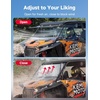 image:imageKEMIMOTO 20242026 XP 1000 2 in 1 Front Flip Windshield New Upgraded Pipe Clamp Clear Full Windshield Fit Roof Polycarbonate 300X Stronger than Glass Compatible with 20242025 Polaris RZR XP 10004