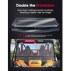 image:imageKEMIMOTO 20242026 XP 1000 2 in 1 Front Flip Windshield New Upgraded Pipe Clamp Clear Full Windshield Fit Roof Polycarbonate 300X Stronger than Glass Compatible with 20242025 Polaris RZR XP 10004