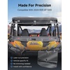 image:imageKEMIMOTO 20242026 XP 1000 2 in 1 Front Flip Windshield New Upgraded Pipe Clamp Clear Full Windshield Fit Roof Polycarbonate 300X Stronger than Glass Compatible with 20242025 Polaris RZR XP 10004