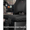 image:imageKEMIMOTO UTV Wingback Seat Cover Set Compatible with Polaris Ranger Crew XP 1000 20222025 1680D Oxford Fabric Pet Toenail Proof Accessories