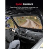 image:imageKEMIMOTO 2024 XP 1000 Glass Windshield with 2 Manual Wipers Upgraded Adhesive Process Glass Compatible with Polaris RZR XP 1000RZR XP S 10004 20242026 Vent Front Full Windshield Fit with RoofAdhesive Process Glass