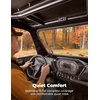 image:imageKEMIMOTO 2024 XP 1000 Glass Windshield with 2 Manual Wipers Upgraded Adhesive Process Glass Compatible with Polaris RZR XP 1000RZR XP S 10004 20242026 Vent Front Full Windshield Fit with RoofRubber Seal Glass