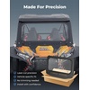 image:imageKEMIMOTO 2024 XP 1000 Glass Windshield with 2 Manual Wipers Upgraded Adhesive Process Glass Compatible with Polaris RZR XP 1000RZR XP S 10004 20242026 Vent Front Full Windshield Fit with RoofAdhesive Process Glass