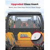 image:imageKEMIMOTO 2024 XP 1000 Glass Windshield with 2 Manual Wipers Upgraded Adhesive Process Glass Compatible with Polaris RZR XP 1000RZR XP S 10004 20242026 Vent Front Full Windshield Fit with RoofAdhesive Process Glass
