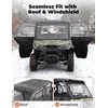 image:imageKEMIMOTO 2IN1 UTV Doors with Vented Window Compatible with CanAm Defender MAX 20172025 Removable PC Upper Windows amp PP Lower Door Panels 4Door Set