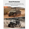 image:imageKEMIMOTO 2IN1 UTV Doors with Vented Window Compatible with CanAm Defender MAX 20172025 Removable PC Upper Windows amp PP Lower Door Panels 4Door Set