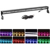 image:imageKEMIMOTO 50 390W X3 LED Light Bar MultiColor Lights with Upper Roof Windshield Mount Brackets Rocker Switch Wiring Kit Compatible with Can Am Maverick X3 amp Max amp R 20172025