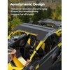 image:imageKEMIMOTO Aluminum Roof Compatible with Can Am Maverick R 2024 2 Seater Hard Roof Dustproof Waterproof Sun Visor Compatible with Maverick R 2024 Accessories Replace OEM 705015973 705015974