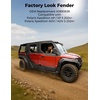 image:imageKEMIMOTO Front amp Rear Extended Fender Flares Compatible with Polaris Xpedition XPXP 5ADVADV 5 2024 Full Coverage Fender Flares Mud Guards Mud Flaps Accessories Replace 2890638