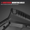 image:imageKEMIMOTO Hard Roof Top Plastic Rooftop Compatible with Can Am Defender HD8 HD10 XMR 20162026 2piece Combination Roof OE Replacement 715002430 Dustproof Sunshade Black Accessories