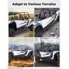 image:imageKEMIMOTO Heavy Duty Steel Nerf Bars Rock Sliders Compatible with 2024 2025 2026 Polaris RZR XP 1000 XP 4 1000 Accessories  15 inch Tubing Black NonRust Coating Side Steps Tree Kickers 4Seat
