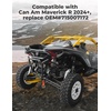 image:imageKEMIMOTO Rear Bumper Compatible with Can Am Maverick R 2024 Black Combined Back Brush Guard Protector Coverage Full End Protection Accessories Replace 715007172