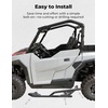 image:imageKEMIMOTO Rock Sliders Nerf Bar Compatible with Polaris General 1000 General XP 1000 20162026 2 Seat Side Step Bumper Protection Frame Accessories