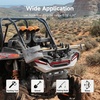 image:imageKEMIMOTO Single Bow Rack AutoGrip Hunting Tool Holder Gear Mount with Rubber Straps Compatible with Sportsman and RZR with 1 Tie Down Anchor Hole 2PackDouble Rack