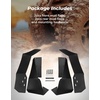 image:imageKEMIMOTO UTV Fender Flares 4PCS Extended Mud Flap Guards Compatible with Polaris RZR S 900S 1000RZR 4 900 20152020 Complete Front and Rear Set