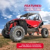 image:imageKEMIMOTO UTV Fender Flares Extensions Compatible with 2019 Talon 1000X 1000R 2020 1000X4 Front amp Rear Mud Guards MudFree UTV Wide Mud Flaps Replacement 0SF70HL6A01
