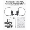 image:imageKEMIMOTO UTV Side Mirrors 2026 Upgraded Extension 3in1 Adjustments Large View787x63 Fit in 1652 RollBar Compatible with Polaris RZRCanAm X3 PioneerJohn Deere and CFMOTO