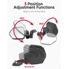 image:imageKEMIMOTO UTV Side Mirrors APillar Extendable View CNC Base Mirrors Compatible with Polaris RZR XP 1000 Zforce 950 500 800 CFMOTO Uforce 500 800 Accessories Factory Mount Adjustable Large Mirrors