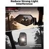 image:imageKEMIMOTO UTV Side Mirrors AutoFold SpringBack No Manual Adjustments Fits 1652 Roll Bars Compatible with RZR CanAm X3 Talon Mule Pioneer Wildcat US Flag Pattern