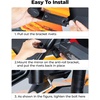 image:imageKEMIMOTO UTV Side Mirrors AutoFold SpringBack No Manual Adjustments Fits 1652 Roll Bars Compatible with RZR CanAm X3 Talon Mule Pioneer Wildcat US Flag Pattern