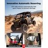 image:imageKEMIMOTO UTV Side Mirrors AutoFold SpringBack No Manual Adjustments Fits 1652 Roll Bars Compatible with RZR CanAm X3 Talon Mule Pioneer Wildcat US Flag Pattern