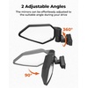 image:imageKEMIMOTO UTV Side Mirrors Automatic Folding and Resetting in The Event of Collision Compatible with Can Am Maverick R and R Max XX RSX RS with SmartShox 2024 2025 Shatterproof Glass