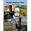 image:imageKEMIMOTO UTV Side Mirrors Breakaway AutoReset Side View Mirrors Compatible with 20162025 CanAm Defender amp Defender MAX HD5 HD7 HD8 HD9 HD10 Fits Full Half amp No Door