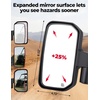 image:imageKEMIMOTO UTV Side View Mirrors Compatible with Polaris Ranger 570 500 900 XP 20142025 2026 Spring Back Feature Fit profit tube Intelligent AutoReset Function Accessories Parts