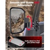image:imageKEMIMOTO UTV Side View Mirrors Compatible with Polaris Ranger 570 500 900 XP 20142025 2026 Spring Back Feature Fit profit tube Intelligent AutoReset Function Accessories Parts