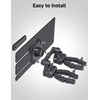 image:imageKEMIMOTO UTV Under Seat Bow Rack AutoGrip Hunting Tool Holder Gear Mount with Rubber Straps Compatible with CanAm Defender Polaris Ranger